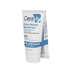 Cerave Crème Mains Réparatrice Peaux Très Sèches Gercées et Abîmées