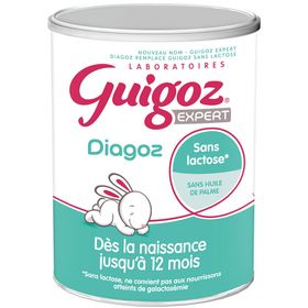 Guigoz Expert Diagoz Sans Lactose - Dès la naissance jusqu’à 12 mois