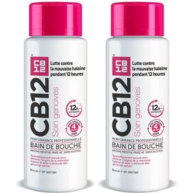 CB12 - Bain de bouche Soin Gencives - Combat la mauvaise haleine pendant 12 heures - Aide à restaurer et maintenir des gencives saines – Sans alcool, saveur menthe fraîche – 250ml