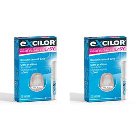 EXCILOR® - EASY - Traitement de la Mycose De l’Ongle - Déjaunissement actif - Pratique - Sans Limer - Séchage rapide - 1x/jour