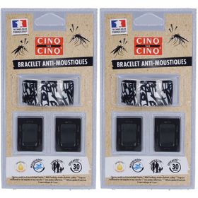 CINQ SUR CINQ Bracelet Anti-Moustiques Graffiti Noir