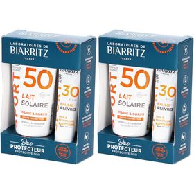 Laboratoires de Biarritz Duo Protecteur (Lait Solaire Sport SPF50 et Baume à Lèvres Sport SPF30)