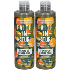 FAITH IN NATURE® Shampoing Pamplemousse et Orange