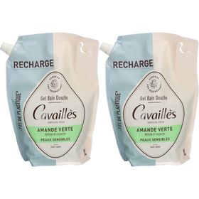 Cavaillès Recharge Gel Bain Douche Amande Verte