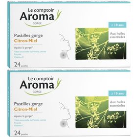 Le Comptoir Aroma Respir' Pastilles gorge Citron-Miel