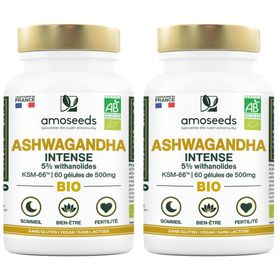 amoseeds ASHWAGANDHA KSM-66™ BIO, 5% WITHANOLIDES