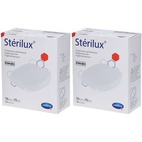 Hartmann Stérilux® ES Compresses Ophtalmiques Ovales 56 mm x 70 mm
