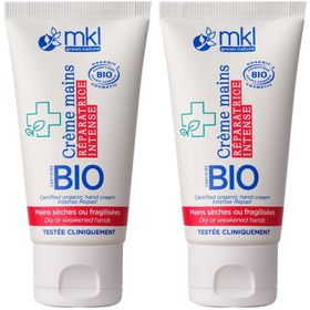 mkl CRÈME MAINS CERTIFIÉE BIO - RÉPARATRICE