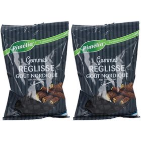 Pimélia Gommes Reglisse Goût Nordique Sans Sucre 100g
