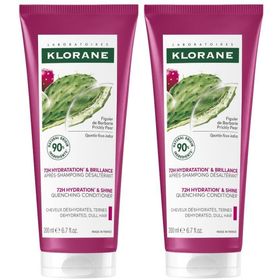 Klorane Figue de Barbarie 72H Hydratation & Brillance Après-Shampooing Désaltérant