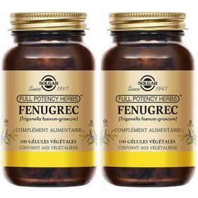 Solgar Fenugrec – Extrait de Trigonella foenum-graecum 370 mg