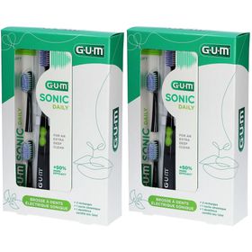 GUM Sonic Daily Brosse à Dents Électrique Sonique