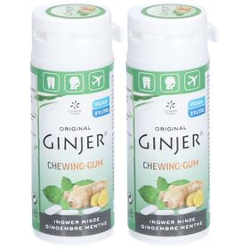 Ginjer – Chewing-gum gingembre menthe sans sucre