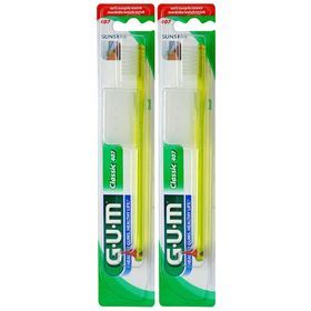Gum® Classic brosse à dents souple à petite tête 4 rangs