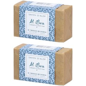 Al Bara Savon d'Alep exfoliant à l'huile d'olive et cumin noir