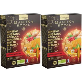 Santarome Manuka Royal – Énergie bio avec gingembre, guarana et acerola