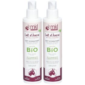 mkl LAIT HYDRATANT CORPS & MAINS LAIT D’ÂNESSE CERTIFIÉ COSMOS ORGANIC