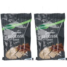 Pimélia Gommes Réglisse Grise 100g