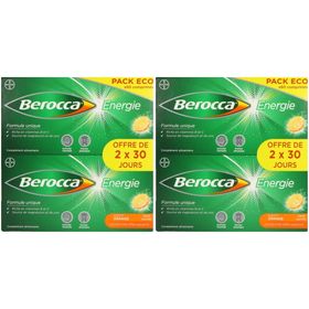 Berocca Energie Orange Multivitamines et Minéraux aide à réduire la fatigue