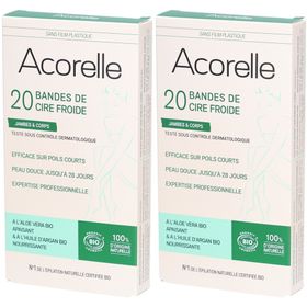Acorelle Bandes de cire Froide corps