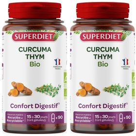 Superdiet Curcuma Thym Bio Confort Digestif