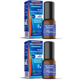 VALDISPERT - Endormissement1,2 - Spray Sommeil Flash - Complément alimentaire sommeil mélatonine -Libération immédiate de mélatonine - Programme 35 jours - Vegan - Sans sucres - Spray 20ml