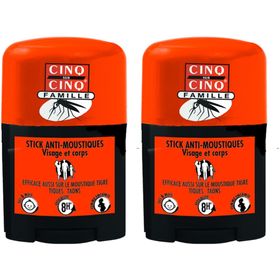 Stick Famille Anti-Moustiques  - Format Voyage Cinq sur Cinq