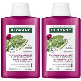 Klorane Figue de Barbarie 72H Hydratation & Brillance Shampooing Désaltérant