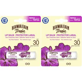 HAWAIIAN Tropic LIP BALM Stick protection solaire SPF 30