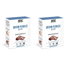 STC NUTRITION Iron Force Barre Energétique Goût Chocolat & Praliné