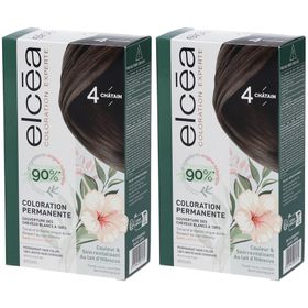 ELCÉA Coloration Experte Permanente Châtain - 4
