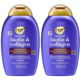 Ogx Shampooing Biotine & Collagene - Cheveux Fins - 385ml