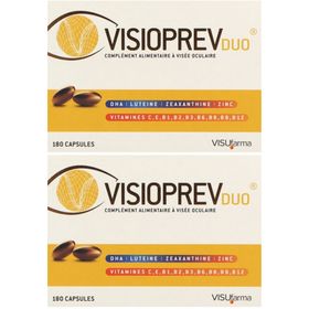 Visioprev Duo, Capsule, complément alimentaire à visée oculaire, bt 180
