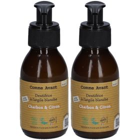Comme Avant Dentifrice à l'argile blanche - Charbon & citron