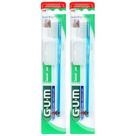 Gum® Classic brosse à dents souple à tête compacte 4 rangs