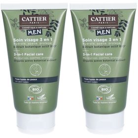 CATTIER MEN Soin Visage 3-en-1