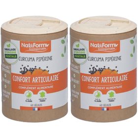 Nat&Form Curcuma pipérine Bio en gélules