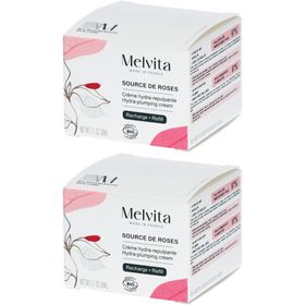 MELVITA Source de Roses Crème Hydra-Repulpante Recharge