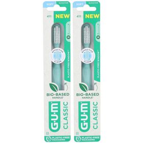 Gum® Classic brosse à dents souple à grande tête 4 rangs