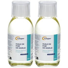 COOPER - Huile de Foie de Morue - Vitamines A et D - Fabriquées en France - 150ML