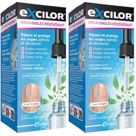 EXCILOR - Sérum Ongles Régénérant - Répare & Protège Les Ongles Abîmés & Décolorés - Formule Brevetée - Ingrédient Actif D'Origine Végétale - Testé Dermatologiquement - 10ml