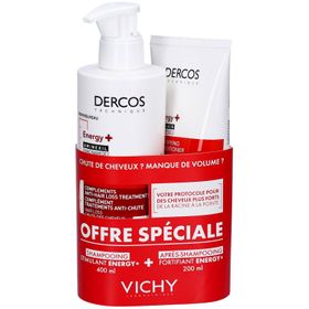 VICHY Dercos Energy + Shampoing Stimulant + Après-Shampoing Fortifiant