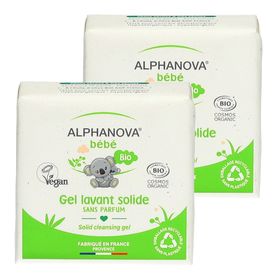 Alphanova Bébé Gel Lavant Solide