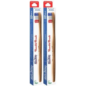 The Humble Co. Humble Brush® Brosse à dents en Bambou Adulte Soft Vive la France