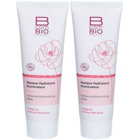 Bcom BIO Masque Hydratant Illuminateur Visage et Contour des Yeux