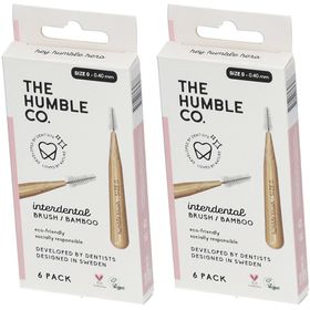 The Humble Co. Humble Interdental Brush® Brossette interdentaire en bambou Taille 0 - 0,4 mm
