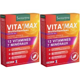 Santarome Vita'Max Seniors – Multivitamines + plantes et bourgeons actifs