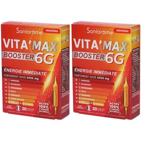 Santarome Vita'Max Booster 6G – Énergie Immédiate
