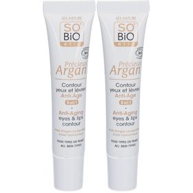 SO BIO ETIC Précieux Argan Contour Yeux et Lèvres Anti-Âge