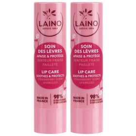 LAINO Soin des Lèvres Pailleté Fraise